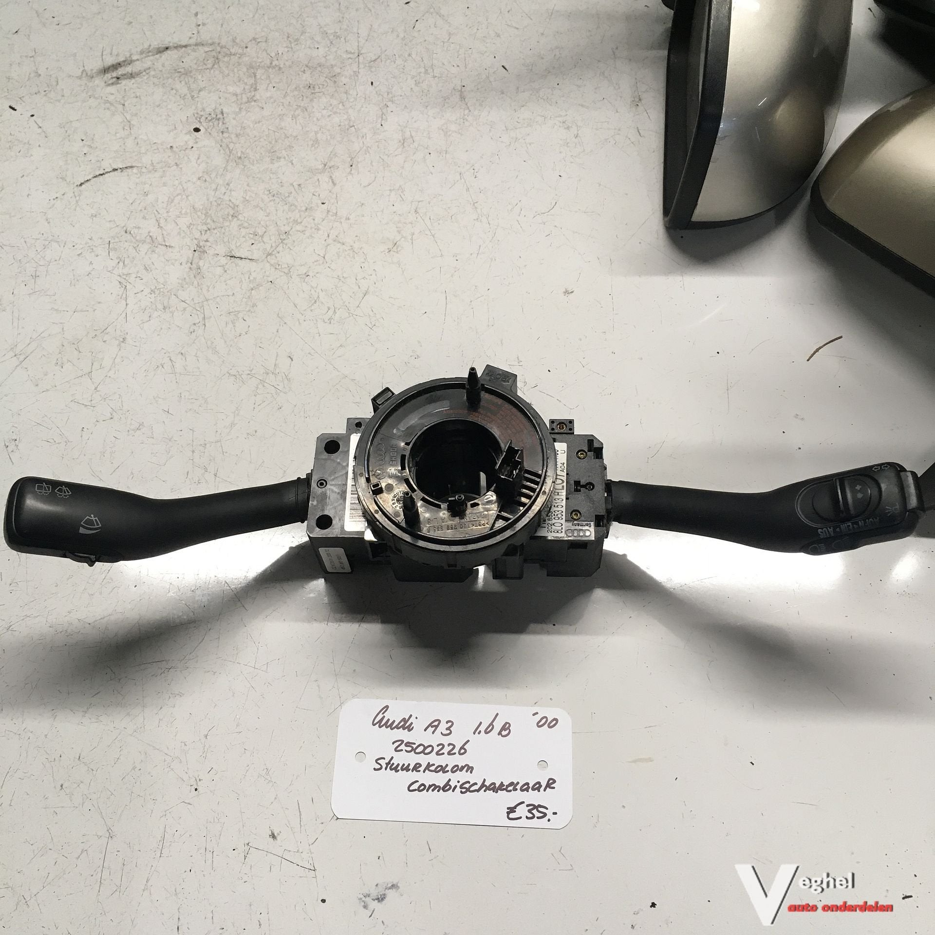 Audi A3 1.6 2000 2500226  Stuurkolom Combischakelaar  8L0 95, -, Utilisé, -, -