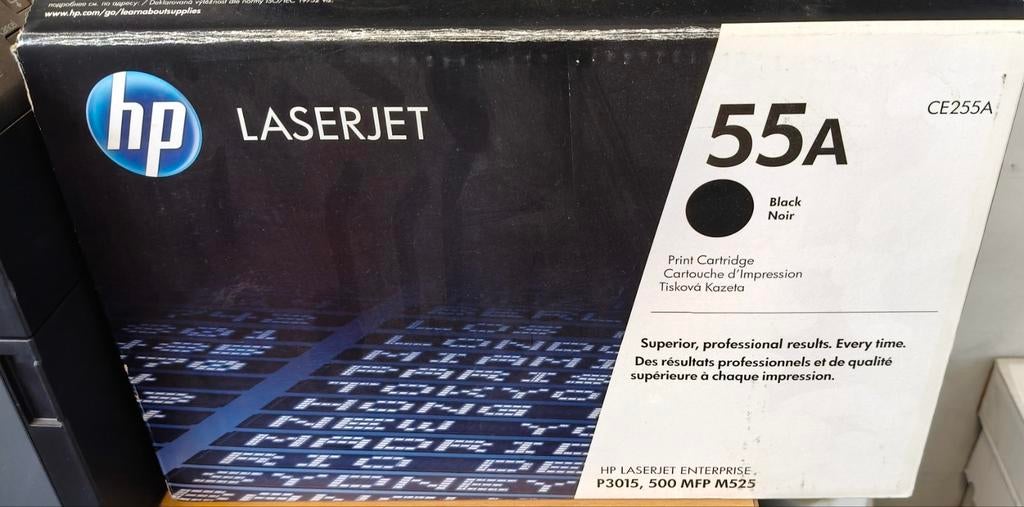 HP LaserJet 55A (CE255A) zwarte toner cartridge., Ophalen, Cartridge
