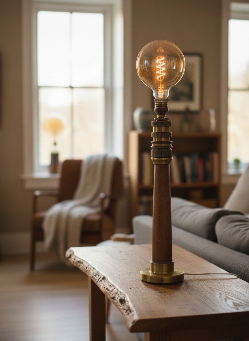 Lampe vintage unique — raccord de tuyau d'incendie, Enlèvement ou Envoi