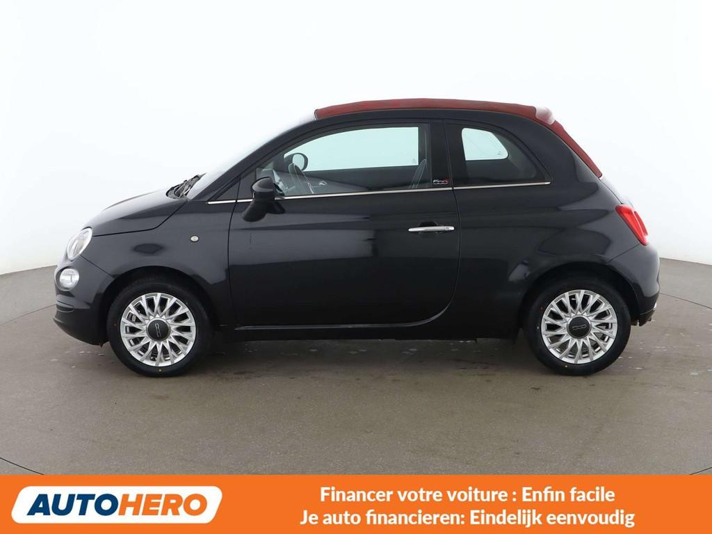 Fiat 500C 1.2 Lounge (bj 2019), 4 zetels, Stof, Gebruikt, Cabriolet
