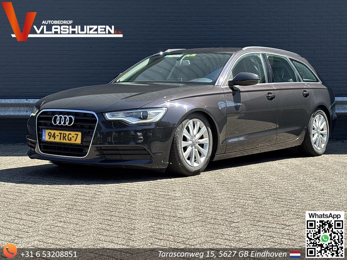 Audi A6 Avant 2.0 TDI Pro Line Plus | Leder | Climate | Crui, Auto's, Audi, Zwart, Bedrijf, Navigatiesysteem, Zilver of Grijs