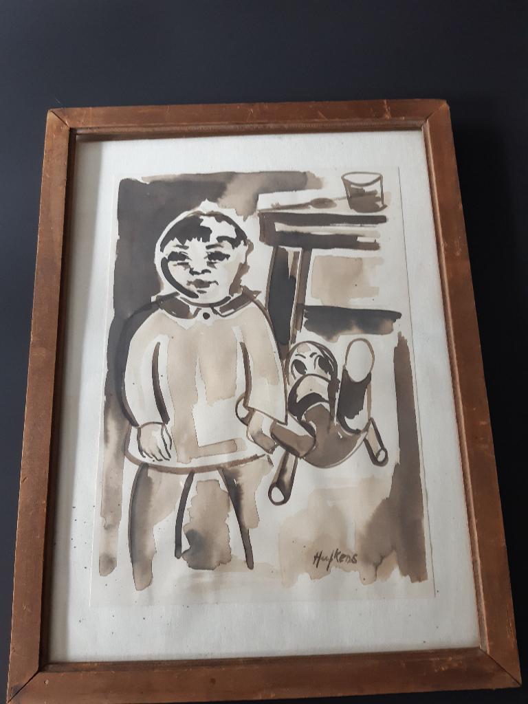 Marc Hufkens kunstschilder, Antiek en Kunst, Ophalen of Verzenden