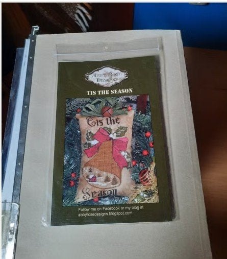 Origineel patroon - Christmas Clock, Hobby en Vrije tijd, Borduren en Borduurmachines, Ophalen of Verzenden, Zo goed als nieuw