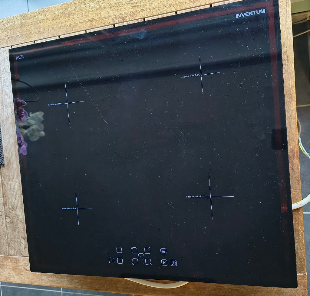 inbouw kookplaat, Elektronische apparatuur, Kookplaten, Ophalen, 4 kookzones, Zo goed als nieuw, Inbouw