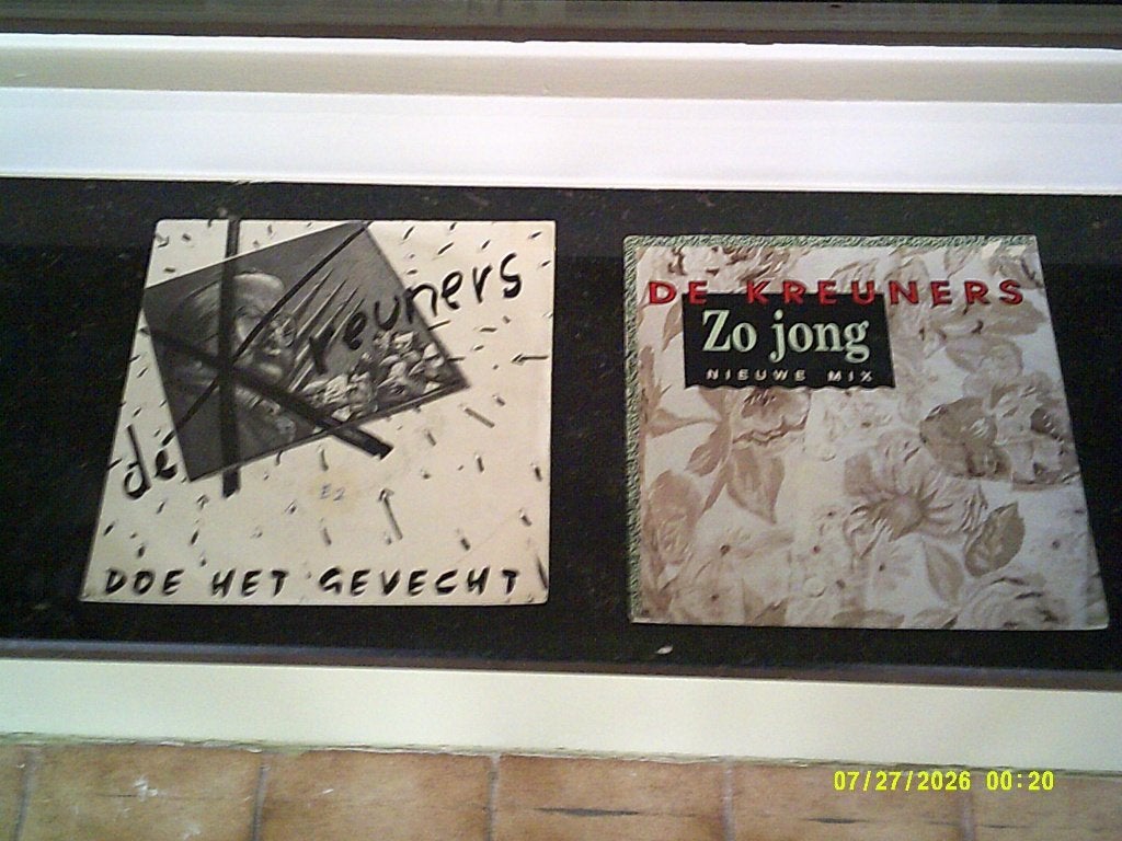 De Kreuners -vinyl singels ZGST., 7 inch, Ophalen of Verzenden, Zo goed als nieuw, Beschermende buitenhoes