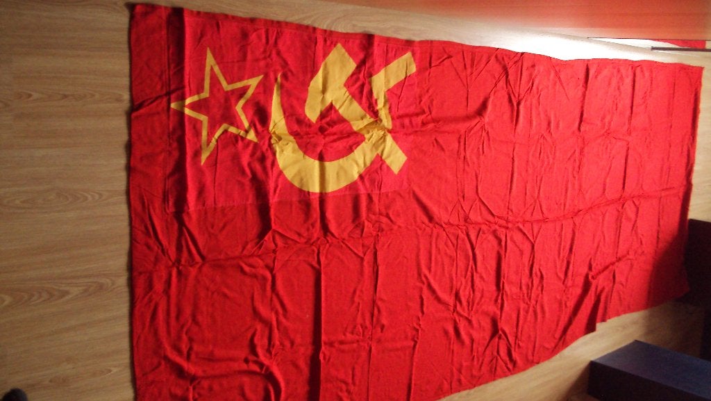 lot 2 grote vlaggen China en USSr, Verzamelen, Militaria | Algemeen, Ophalen of Verzenden