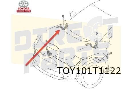 Toyota Yaris Cross Motorkapscharnier Rechts Origineel! 53410, Neuf, -, Toyota, -