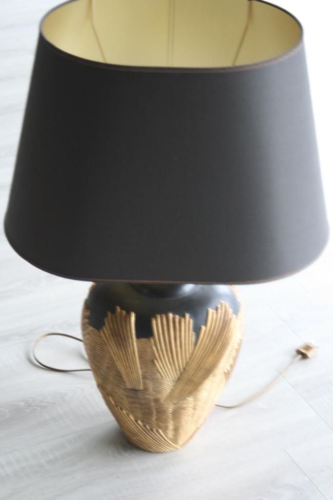vintage schemerlamp, Ophalen, Gebruikt, Art deco, 50 tot 75 cm