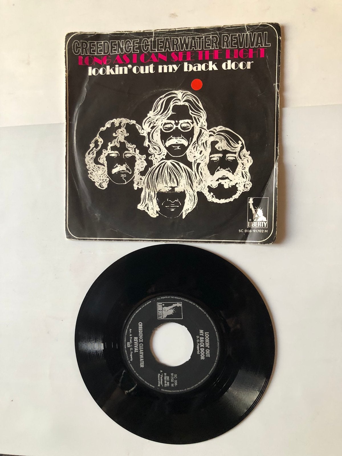 CCR : long as I can see the light (1970), Ophalen of Verzenden, Gebruikt