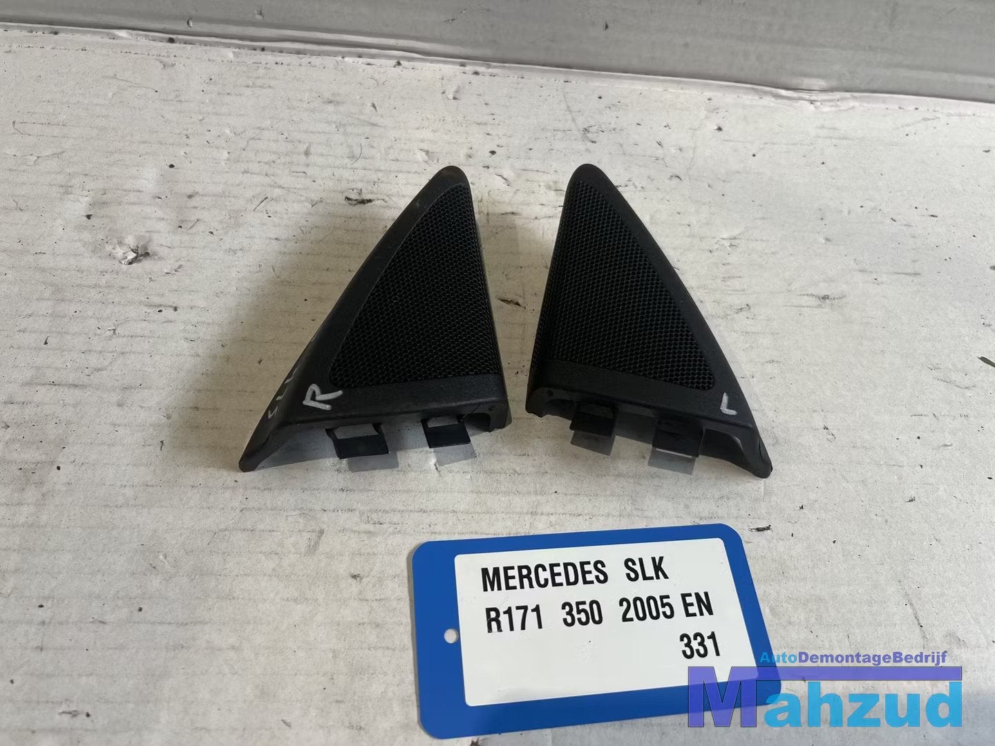 MERCEDES SLK R171 links rechts tweeter speaker kap 2005-2011, Mercedes-Benz AG, Mercedes-Benz, Utilisé, Mercedesstrasse 120
70372  Stuttgart, DE