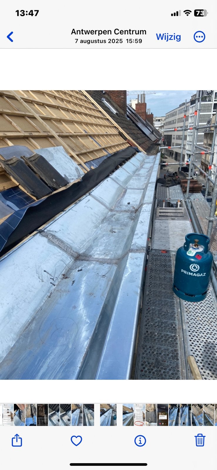 Dakwerken, herstellingen, zink/koper, resitrix, roofing,, Pannen