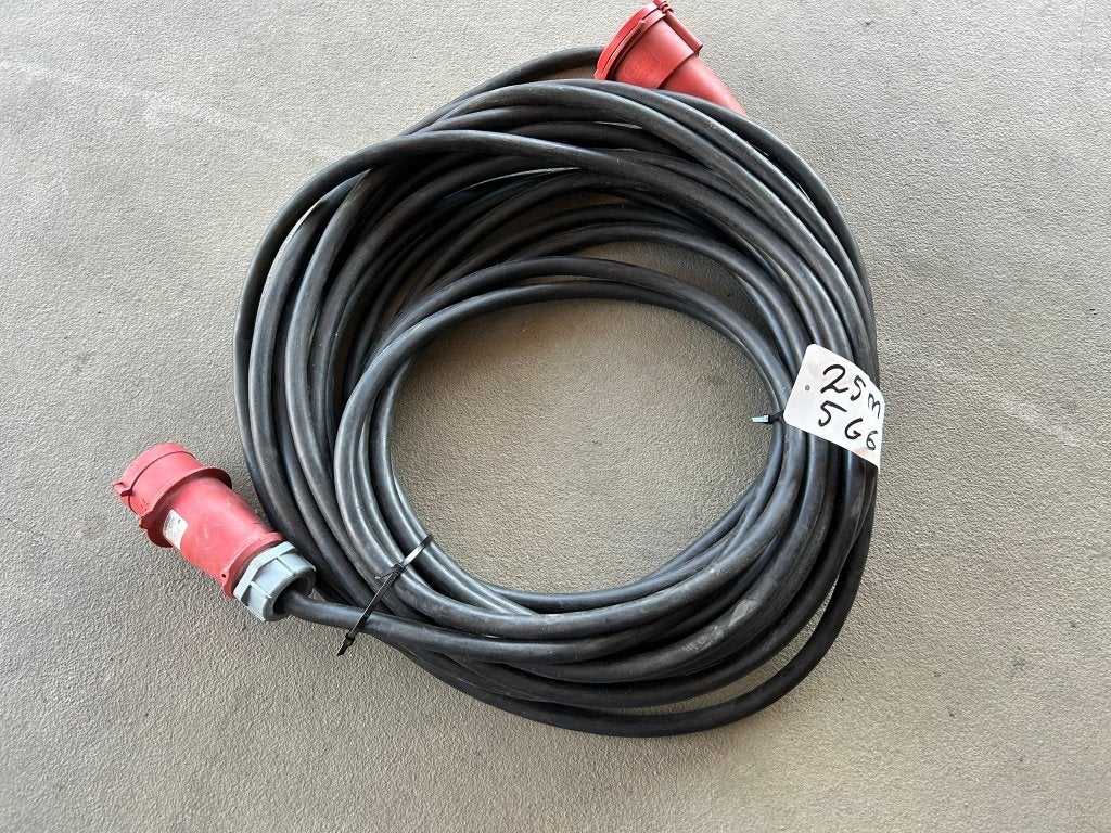 krachtstroomkabel/verlengkabel 400V 32A 5G6 25M1, Ophalen, Gebruikt, Overige materialen, Overige typen