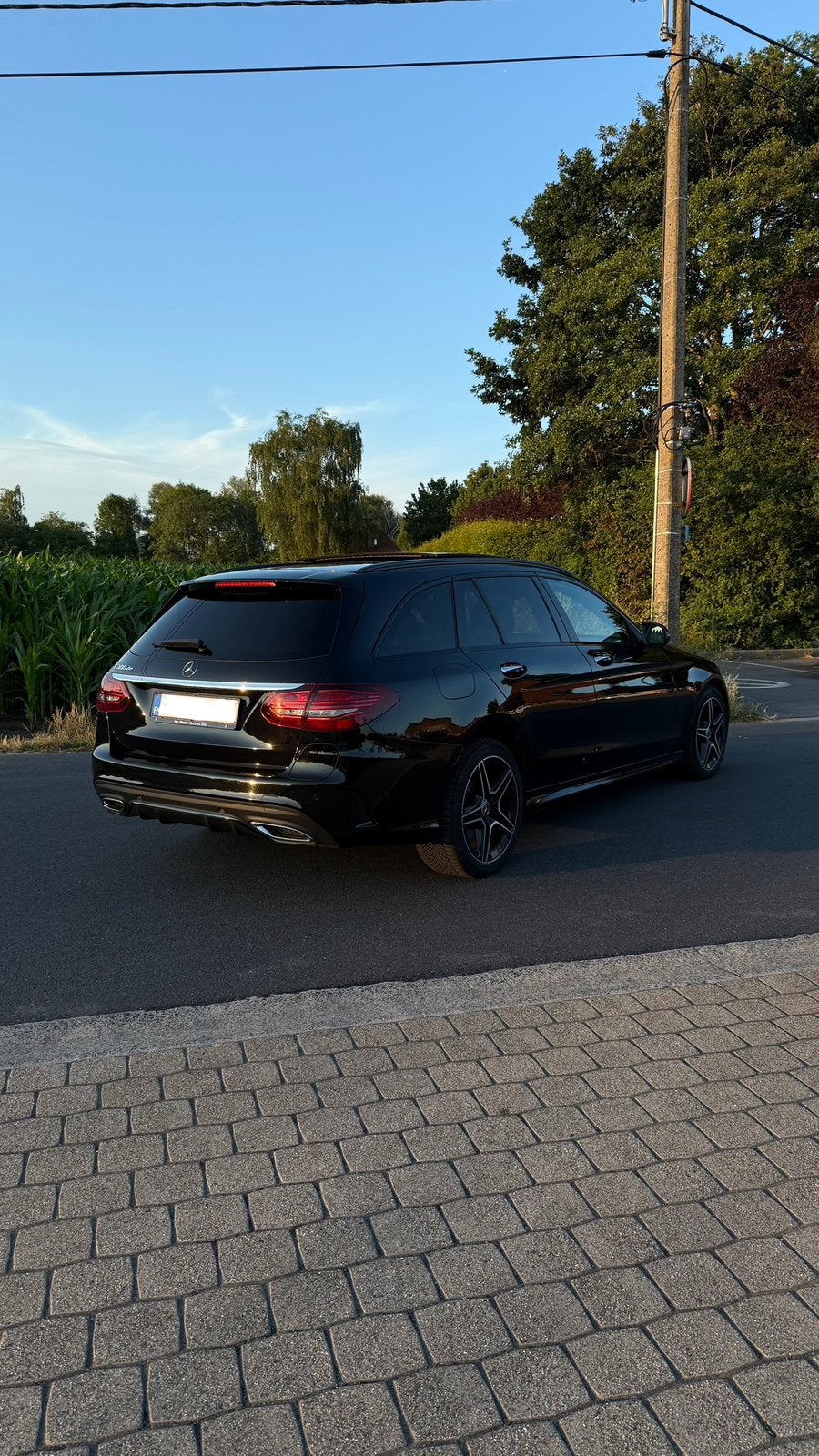 Mercedes C300de 2021 amg line full option, Auto's, Diesel, Particulier, Achteruitrijcamera, Te koop