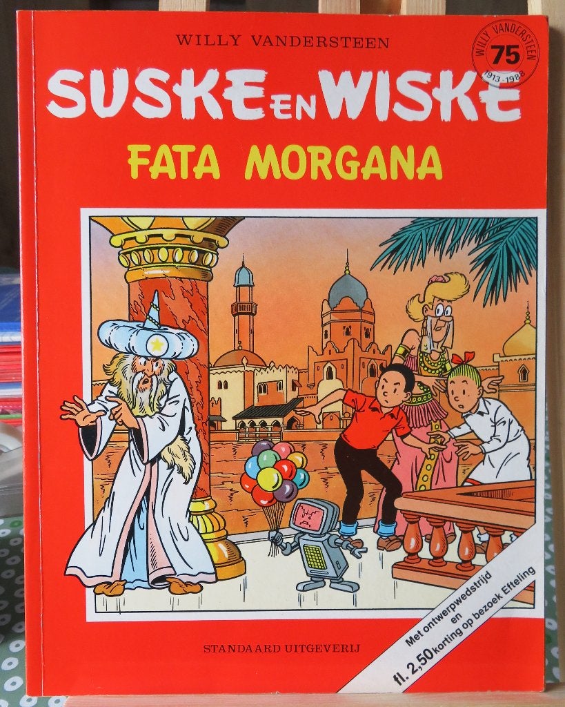 Suske en Wiske Fata morgana, Enlèvement ou Envoi, Comme neuf