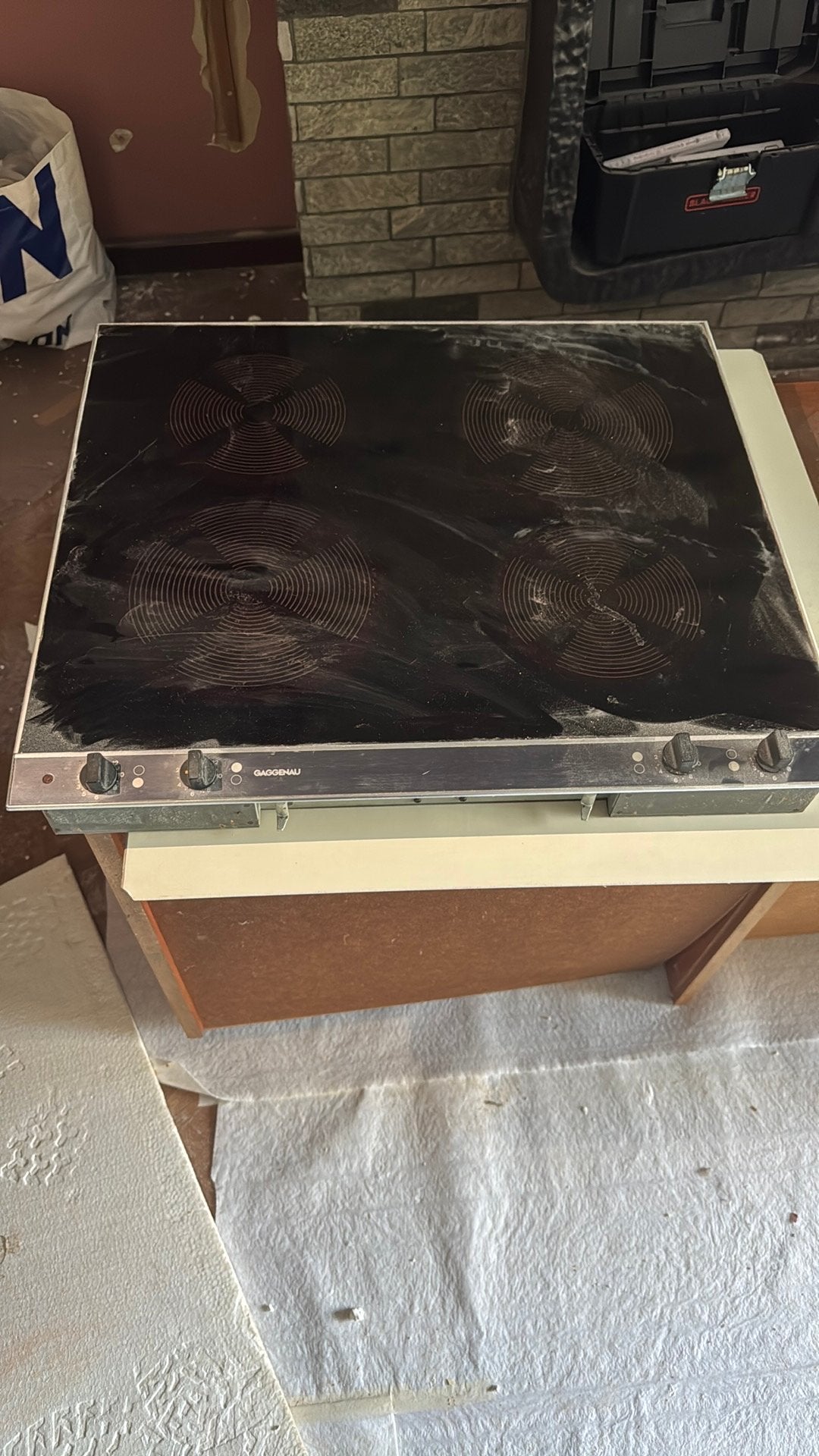 Gaggenau kookplaat, Ophalen, Gebruikt