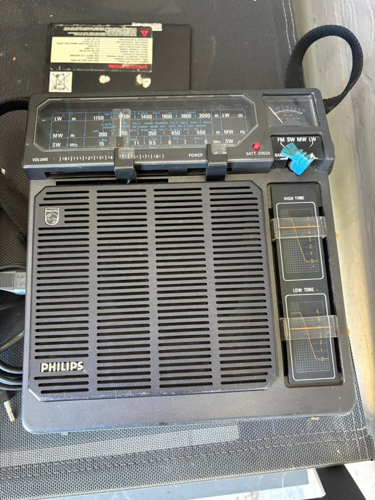 Philips 860 vintage 1977, Audio, Tv en Foto, Ophalen of Verzenden, Gebruikt, Wereldontvanger