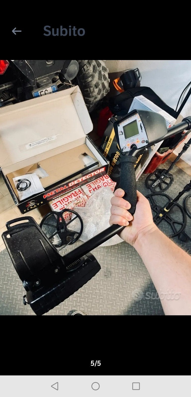 detecteur de métaux pirate phoenix pro, Autres marques, Plus de 30 cm, Discrimination dans la détection de métaux, Comme neuf