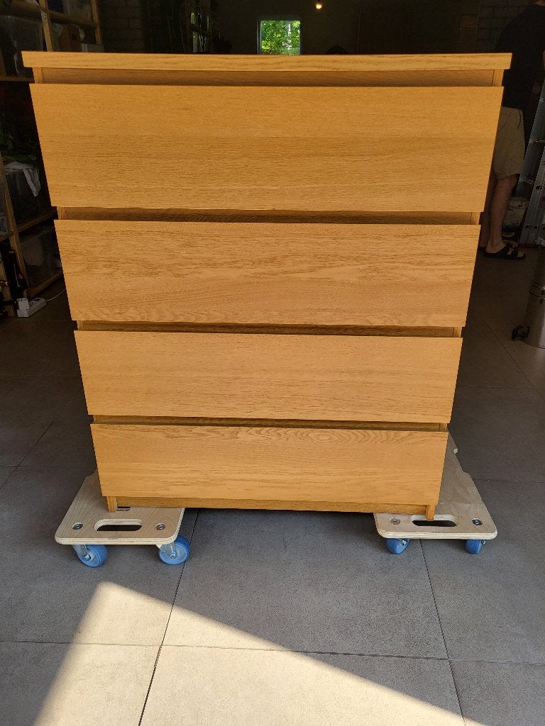 Ikea Malm  - Commode / Ladekast / Chest of drawers, Maison & Meubles, Armoires | Commodes, 3 ou 4 tiroirs, 25 à 50 cm, Chêne, Comme neuf