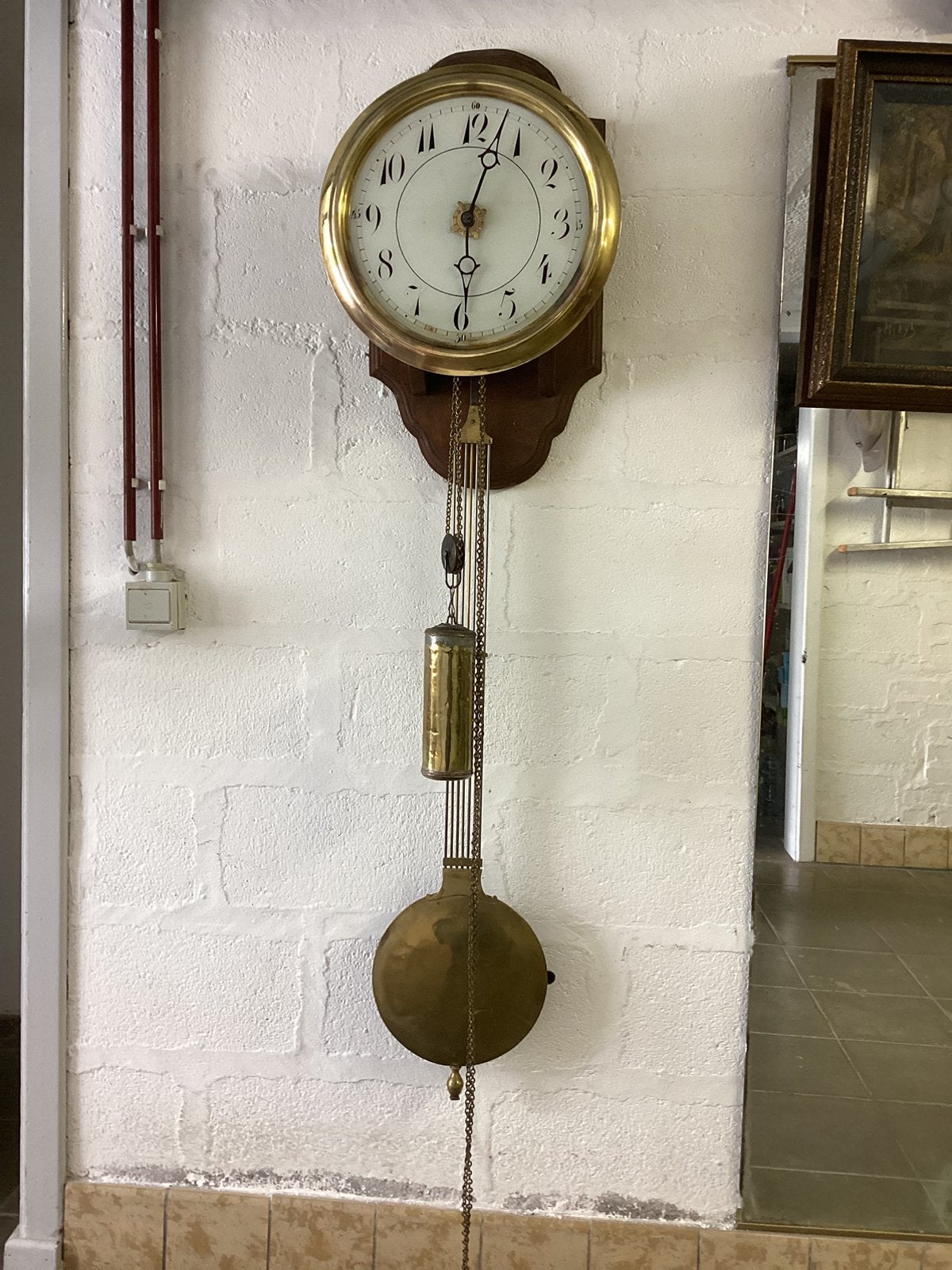 Horloge Liégeoise.Époque : 19 eme Siècle., Antiquités & Art, Enlèvement