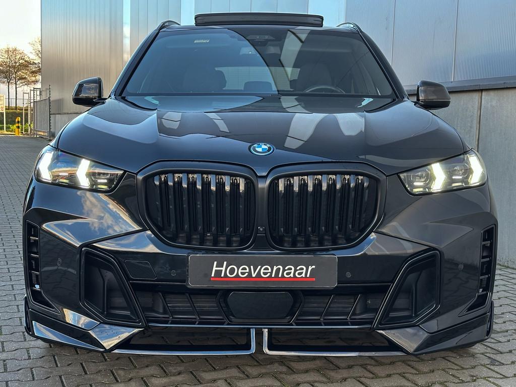 BMW X5 XDrive50e 490Pk M-sport Black Carbon Hk Pano 22Inch, Cuir, Aide au démarrage en côte, X5, Entreprise