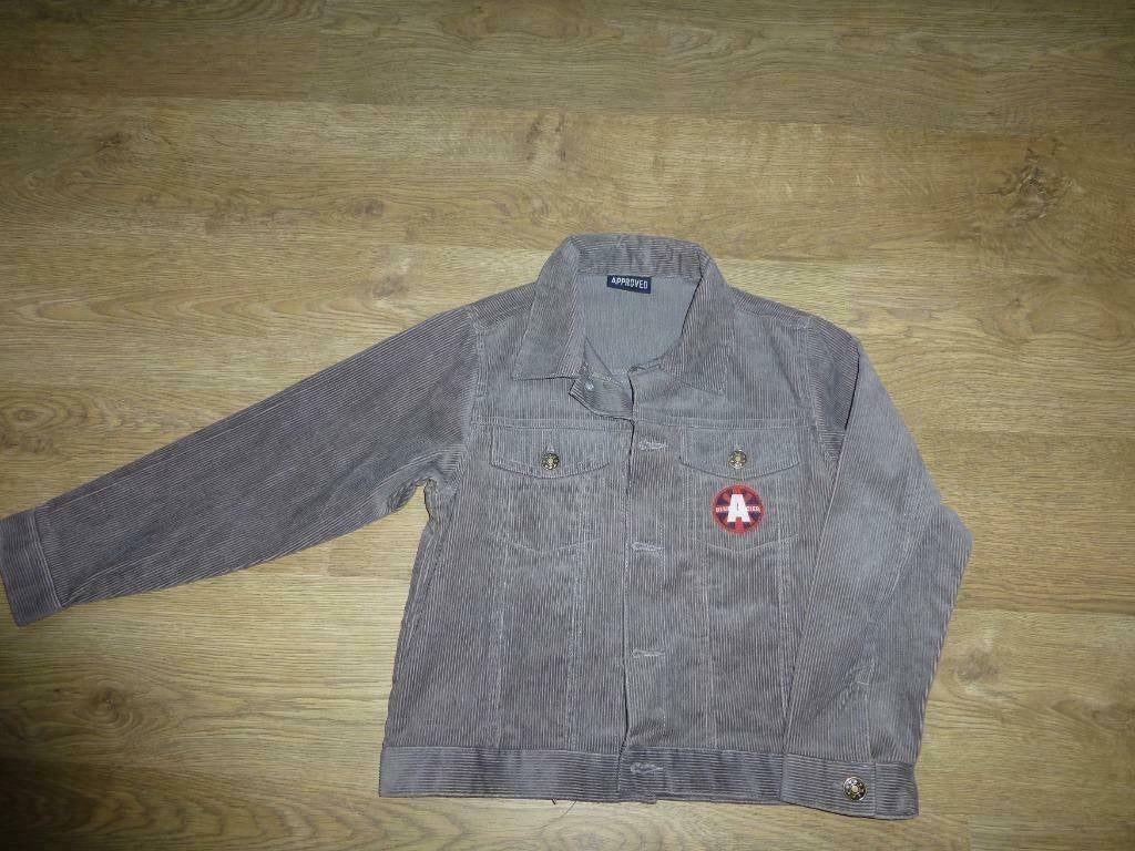 bruine velours jas maat 122, Ophalen of Verzenden, Gebruikt, Jongen, Jas