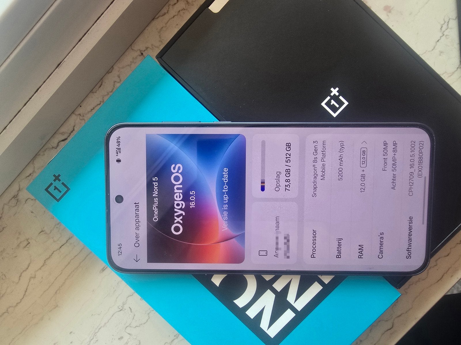 ONEPLUS NORD 5 512GB, Telecommunicatie, Ophalen, Zo goed als nieuw, Zonder abonnement
