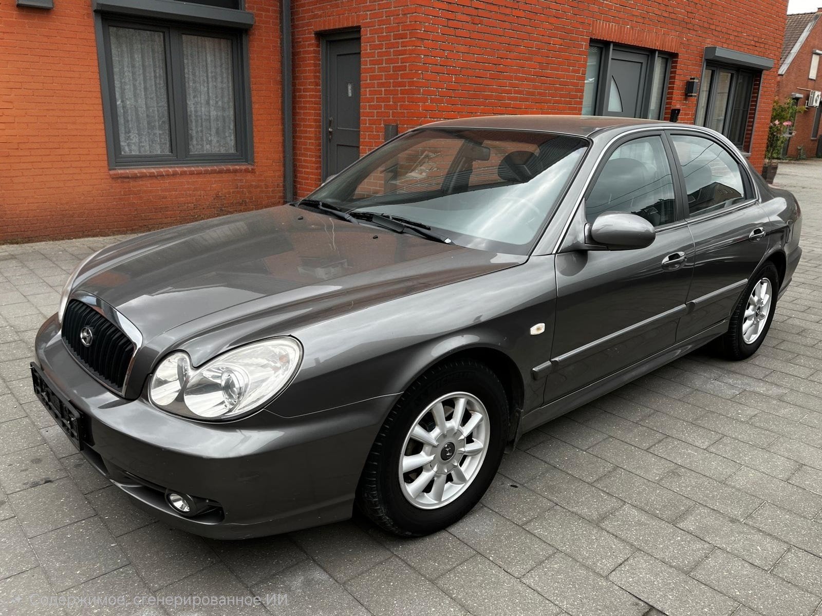 Hyundai Sonata 2.0 GLS – Benzine  Slechts 125.000 km GEKEURD, Autos, Cuir, Argent ou Gris, Achat, 4 portes