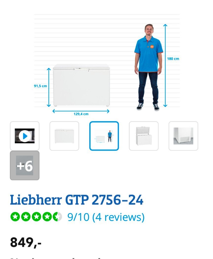 Liebherr diepvrieskist in perfecte staat, Elektronische apparatuur, Vriezers en Diepvrieskisten, Ophalen