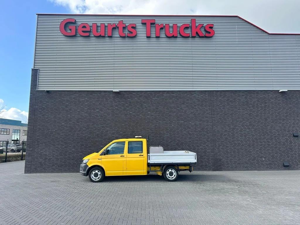 Volkswagen Transporter T 6 DUBBEL-CABINE LAADBAK (bj 2019), Autos, Achat, Diesel, Automatique, 4 cylindres