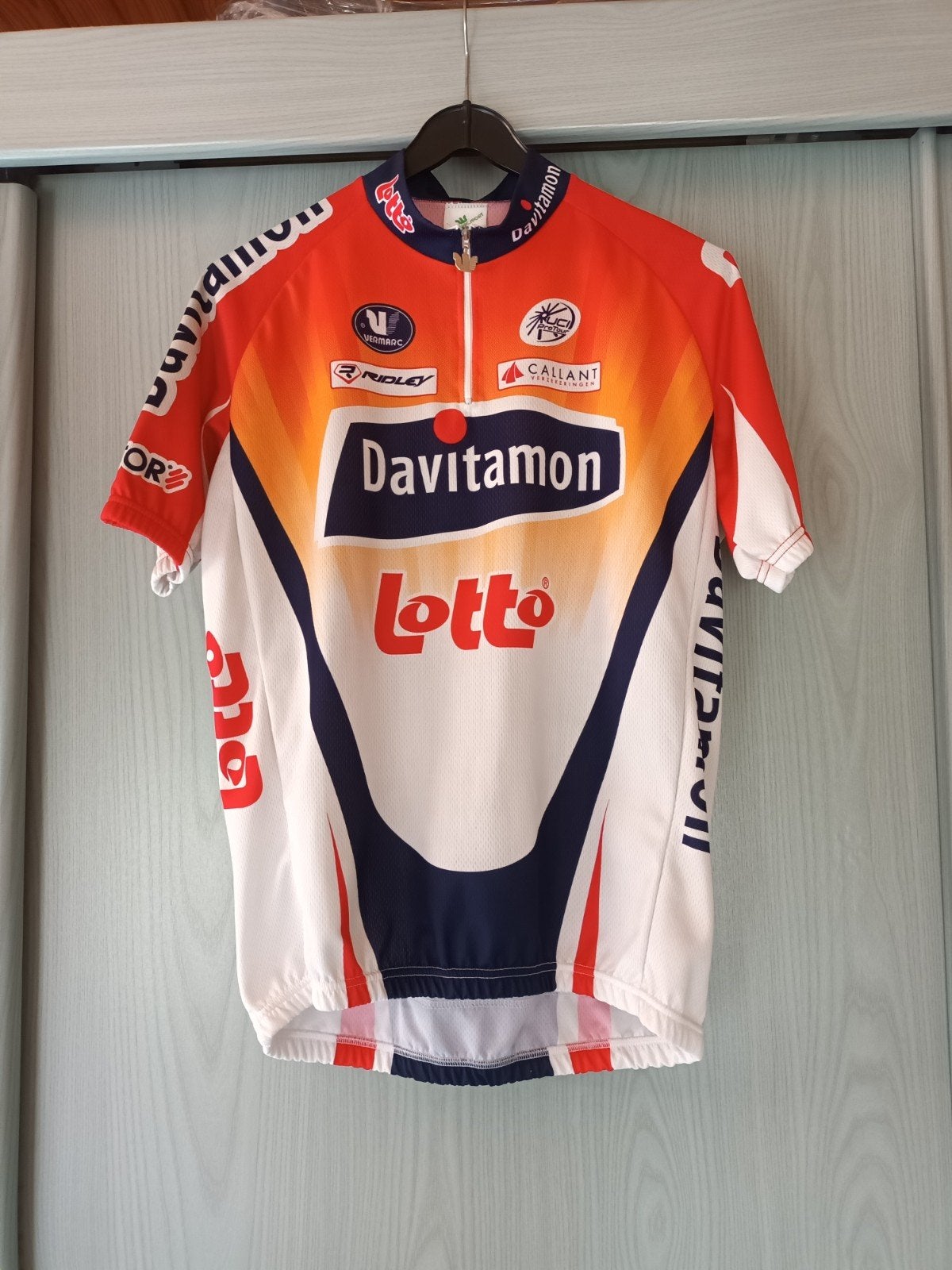 Wielrennertrui Lotto -Davitamon xxl, Ophalen, Zo goed als nieuw, Kleding