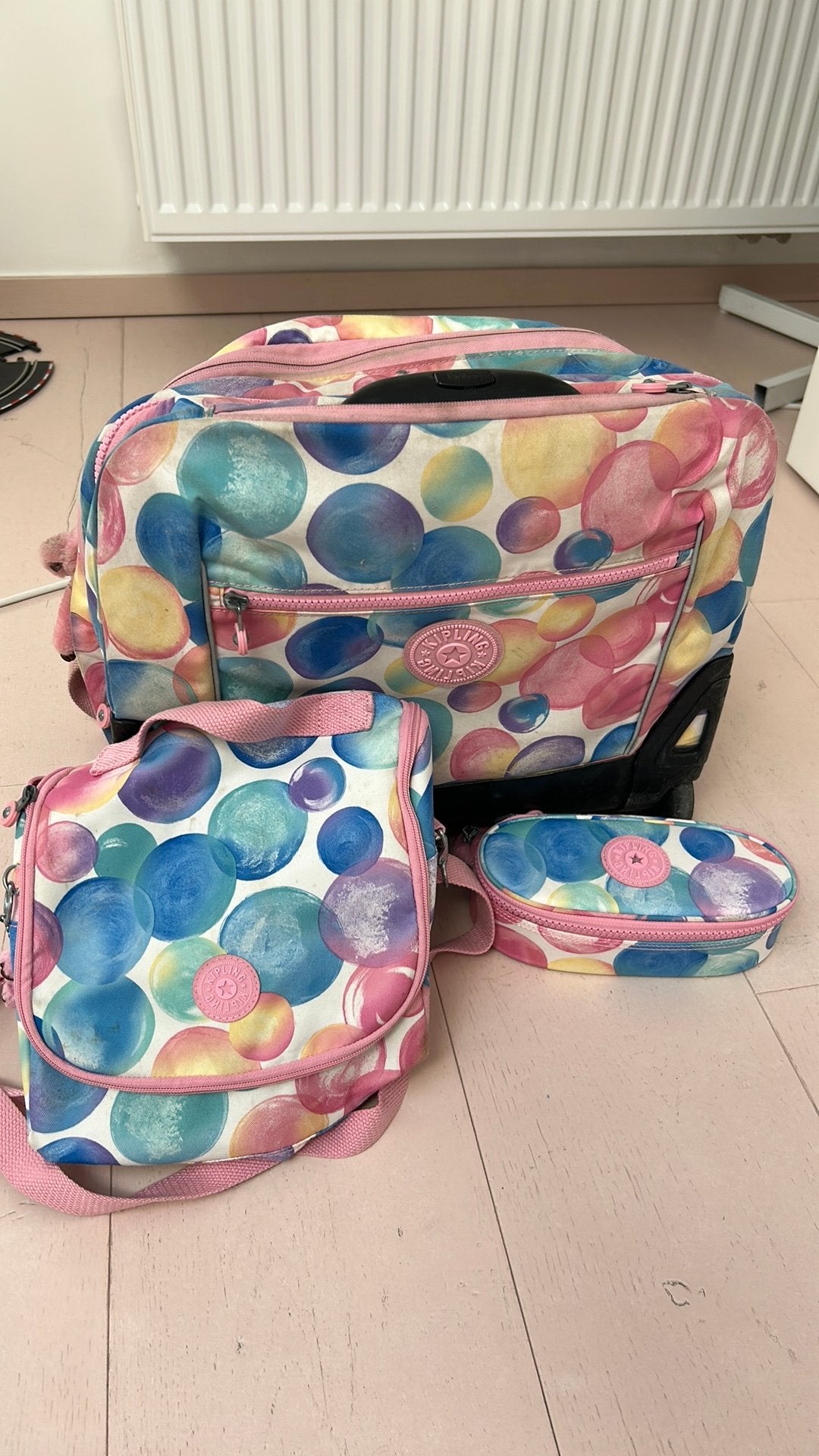 Pack cartable kipling, sac diner et plumier, Handtassen en Accessoires, Ophalen, Gebruikt