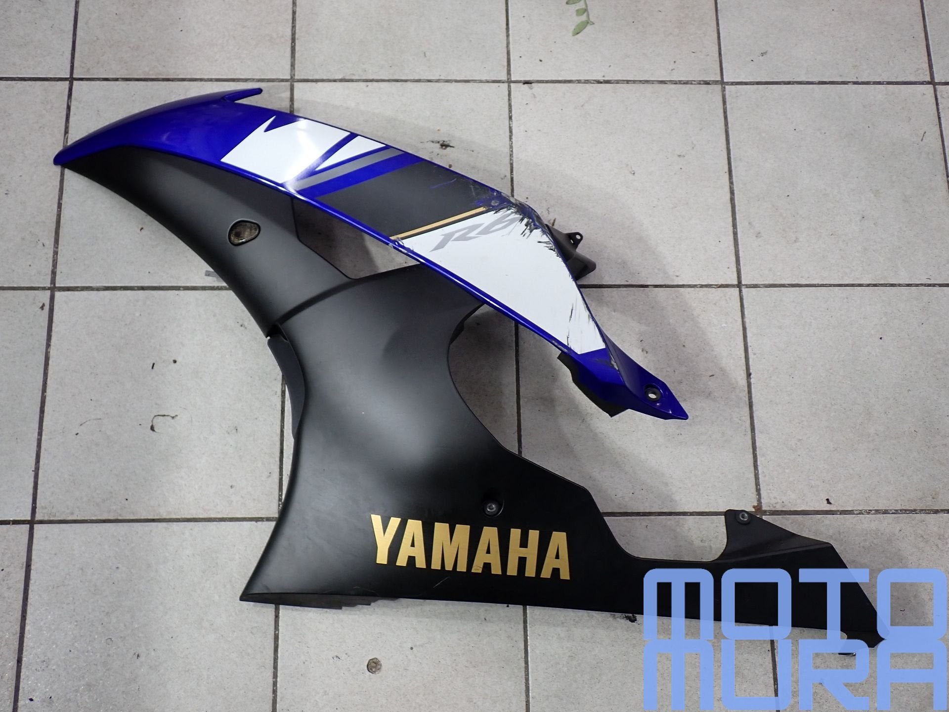 Yamaha R6 2008-2016 RJ15 : partie latérale droite du carénag, -, Utilisé, -, -