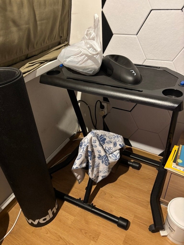 Wahoo Kickr Core + alle toebehoren (tafel, zwift play, ...), Sport en Fitness, Wielrennen, Ophalen, Gebruikt, Overige typen