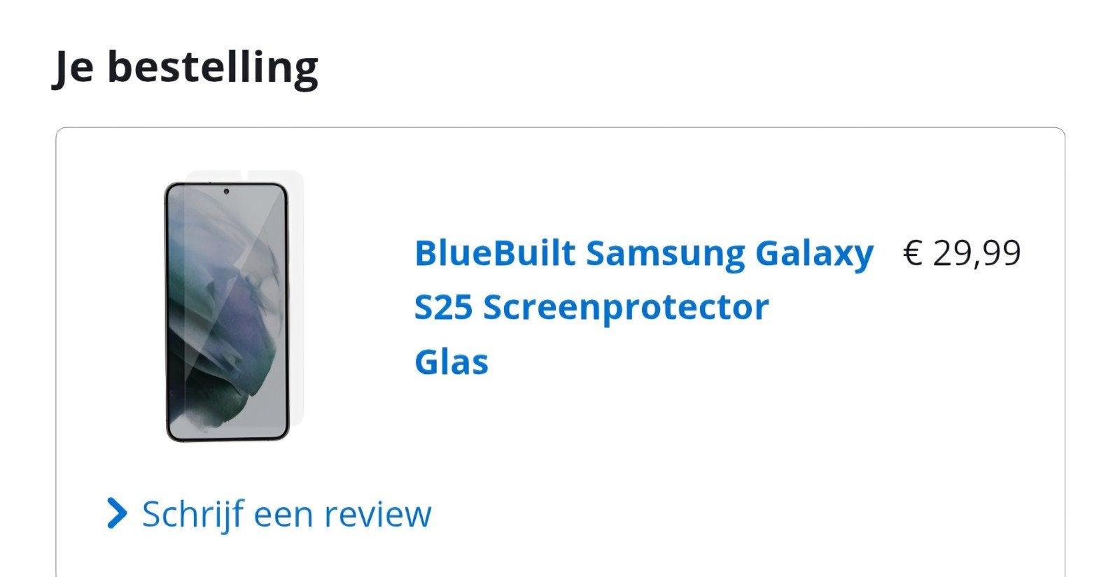 Bluebuild Samsung S25 Screenprotector, Télécoms, Enlèvement ou Envoi