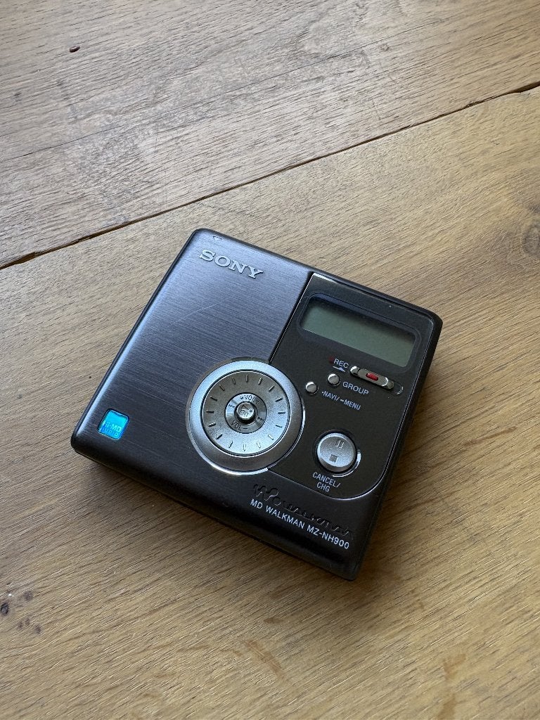 Sony MiniDisc Hi-MD MZ-NH900 - Complet + 4 Disques Hi-MD 1Go, Enlèvement ou Envoi, Enregistreur MiniDisc