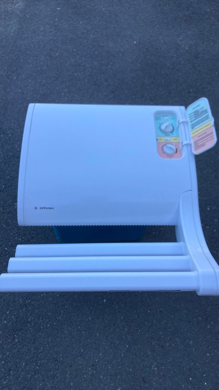 Elektrisch badkamer vuur 2000w met handdoekrek, Elektronische apparatuur, Ophalen, Zo goed als nieuw