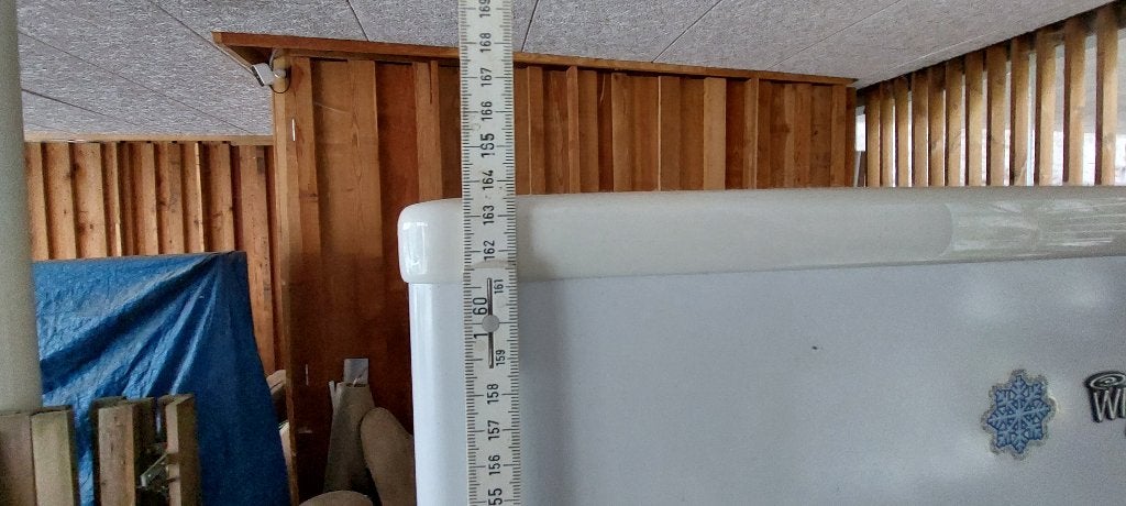 koelkast met diepvries, Classe énergétique A ou plus économe, Avec compartiment congélateur, 160 cm ou plus, Enlèvement