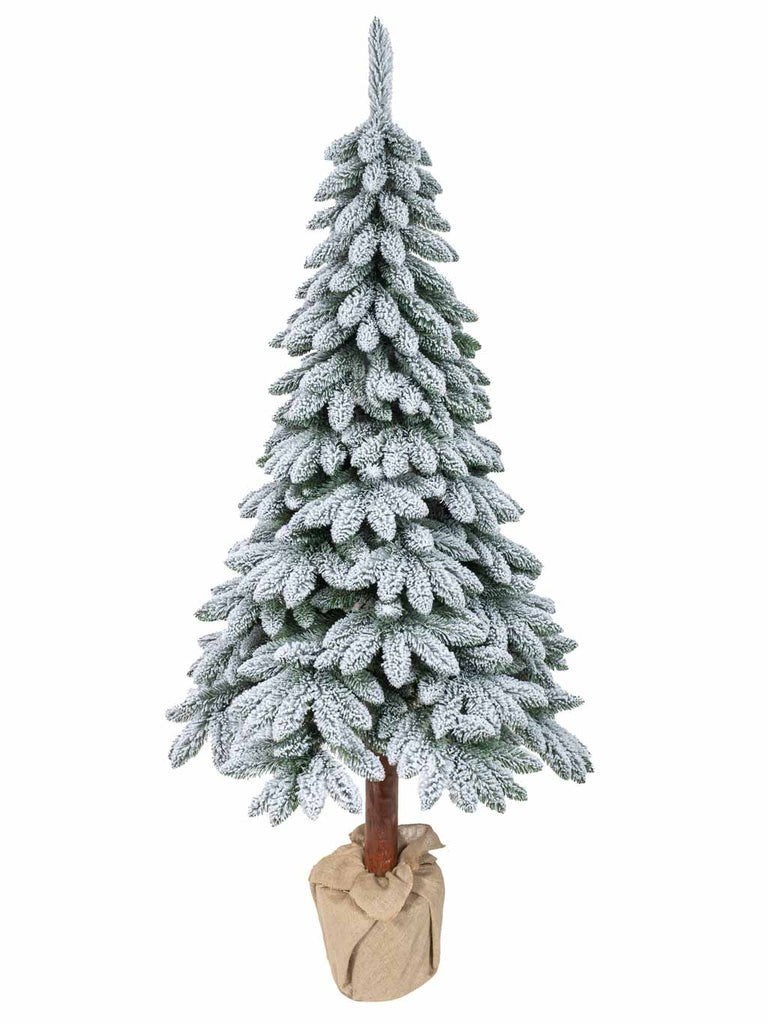 kerstboom sneeuwwit 210cm hoog met, Ophalen, Zo goed als nieuw