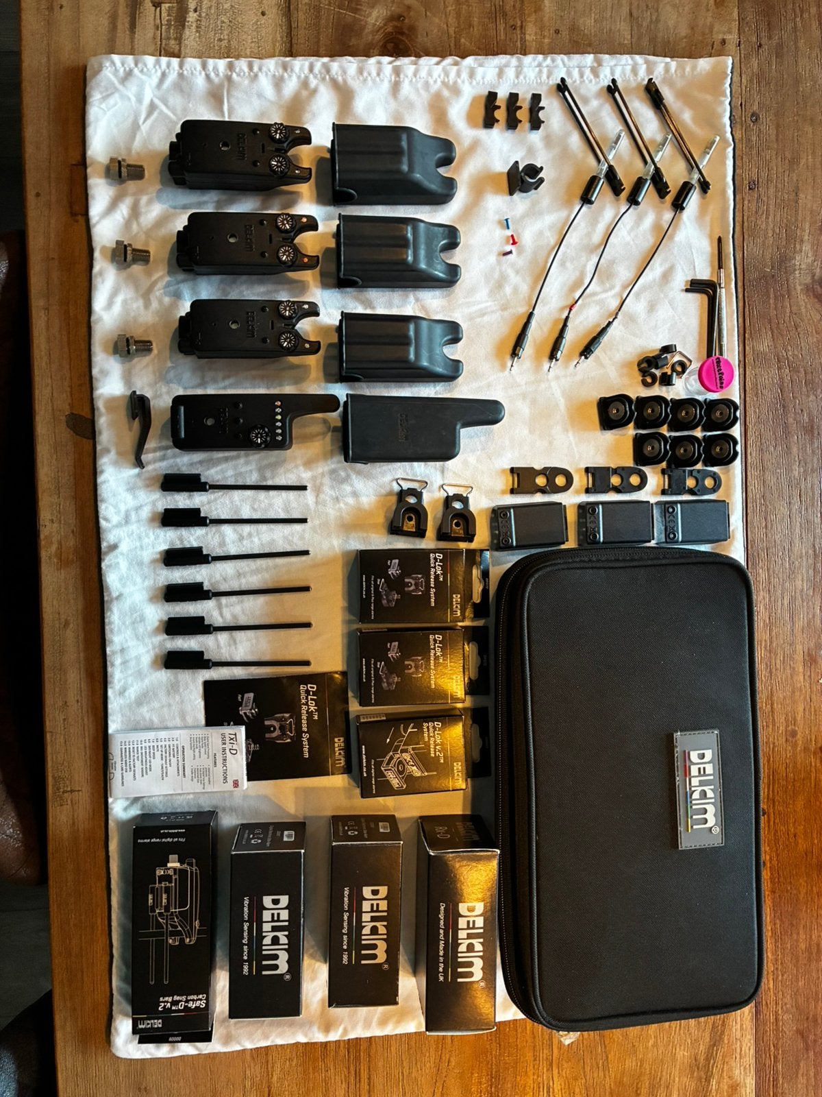 Delkim set TXI-D 3+1, Sports nautiques & Bateaux, Pêche à la ligne | Carpes, Enlèvement, Comme neuf