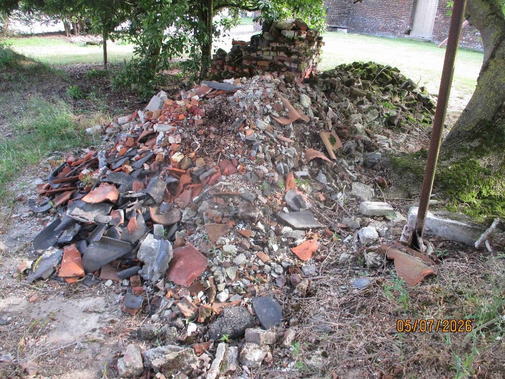 Gratis zuiver steenpuin, Tuin en Terras, Overige Tuin en Terras, Ophalen