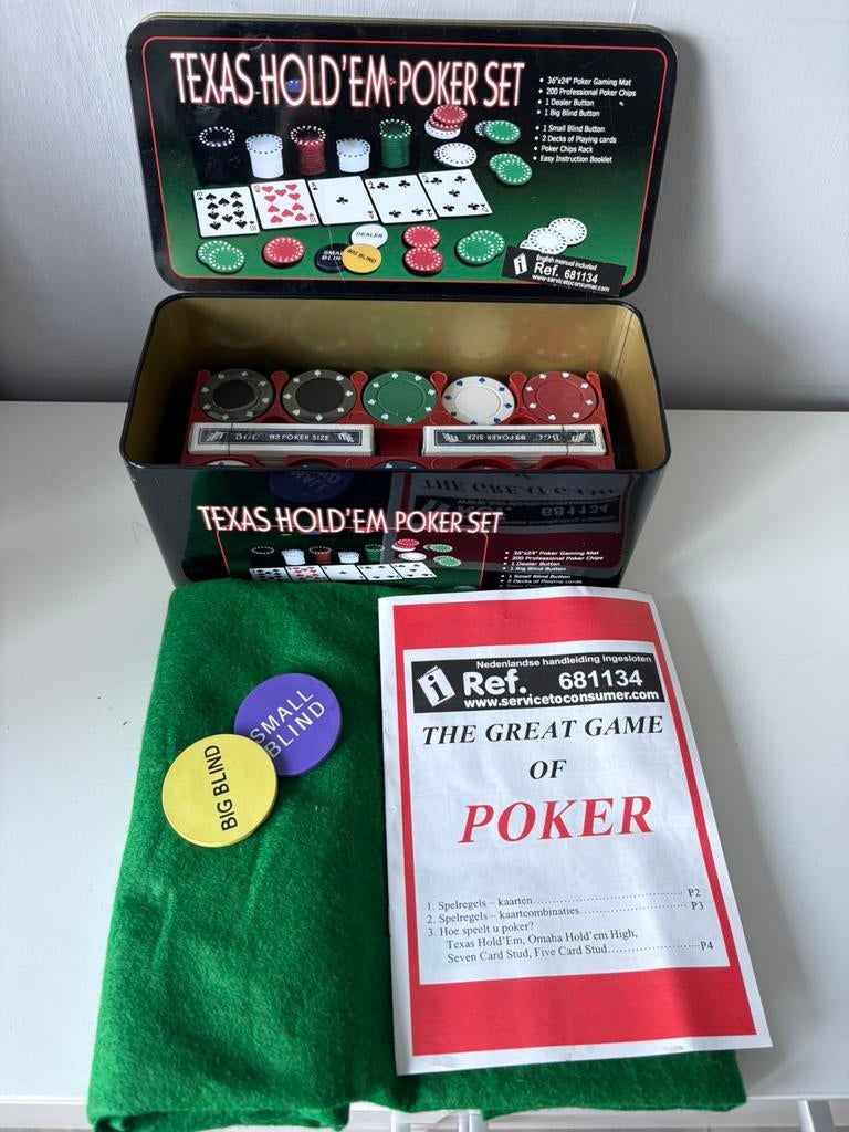 POKER-spel, Ophalen of Verzenden
