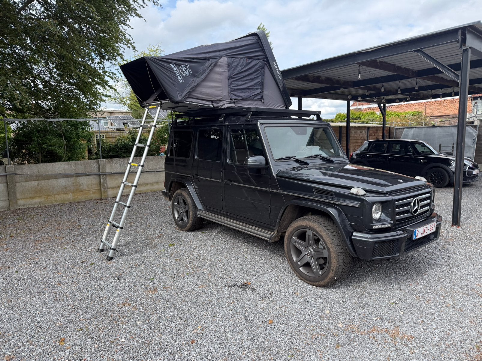 Ikamper skycamp 3.0 mini + luifel, Caravans en Kamperen, Ophalen, Zo goed als nieuw, Tot en met 2