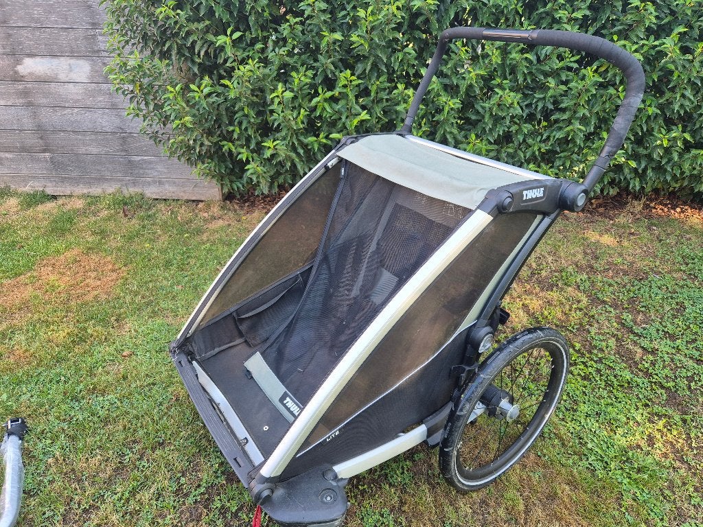 Fietskar Thule Chariot Lite, Fietsen en Brommers, Ophalen, Gebruikt, Opvouwbaar, Thule / Chariot