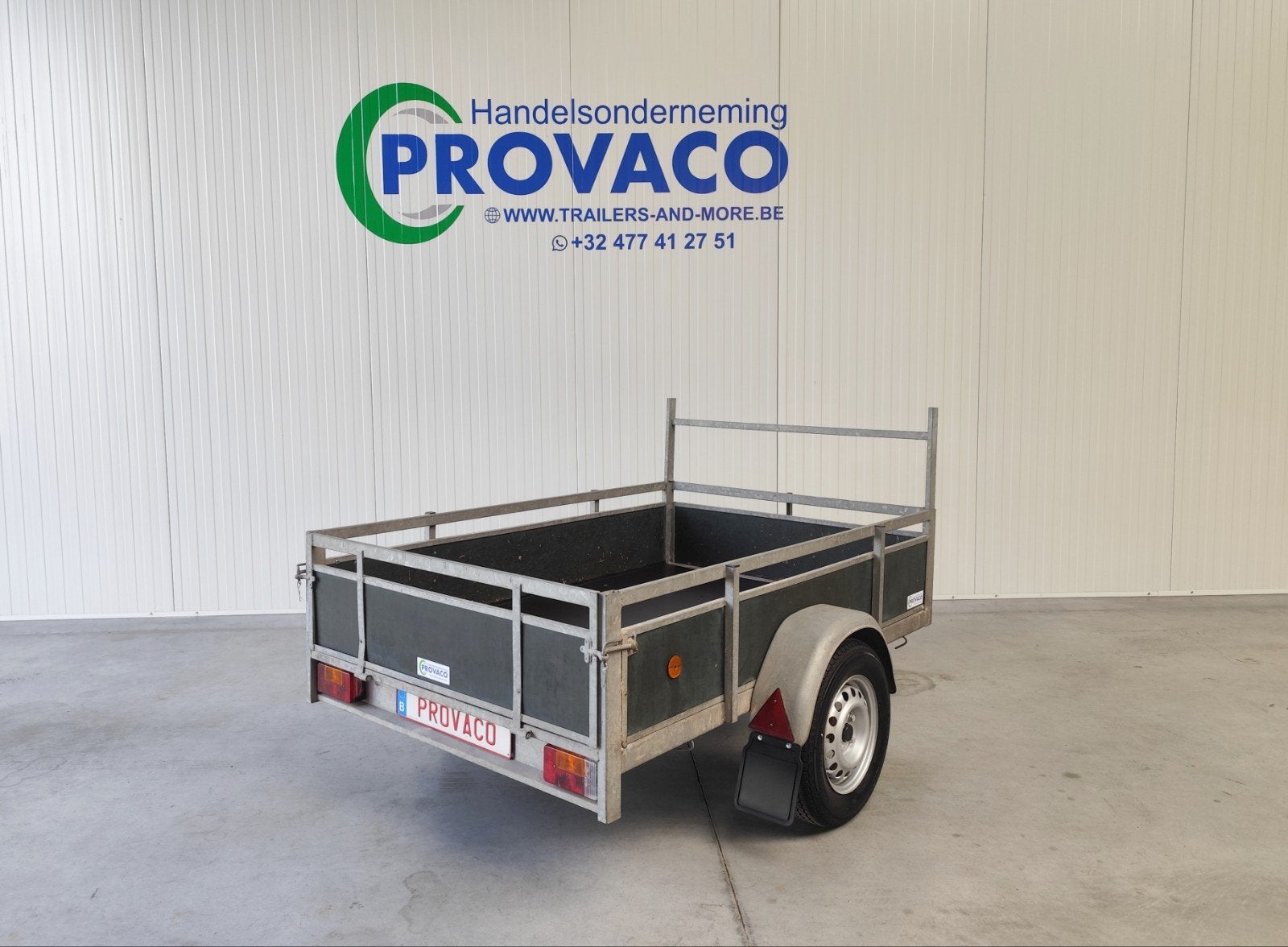 aanhangwagen 750kg•130x200cm•perfecte staat•sterke kwaliteit, Auto diversen, Aanhangwagen-onderdelen, Ophalen