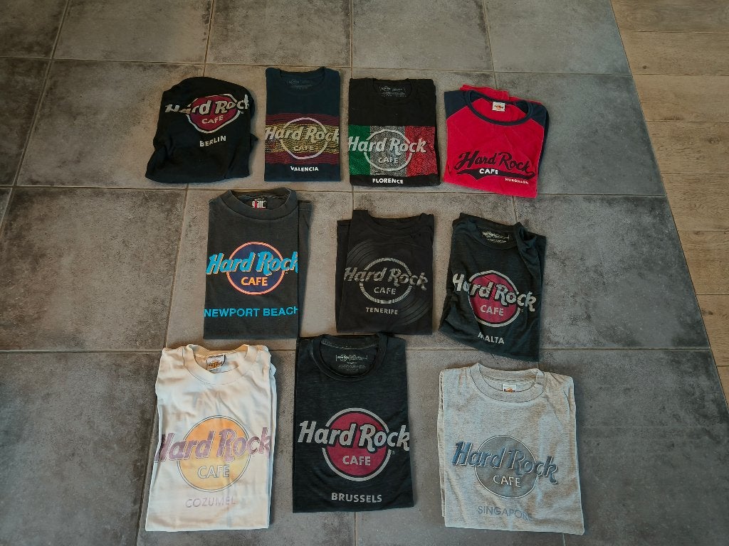 10 T-Shirts van Hard Rock Café, Ophalen of Verzenden, Gedragen