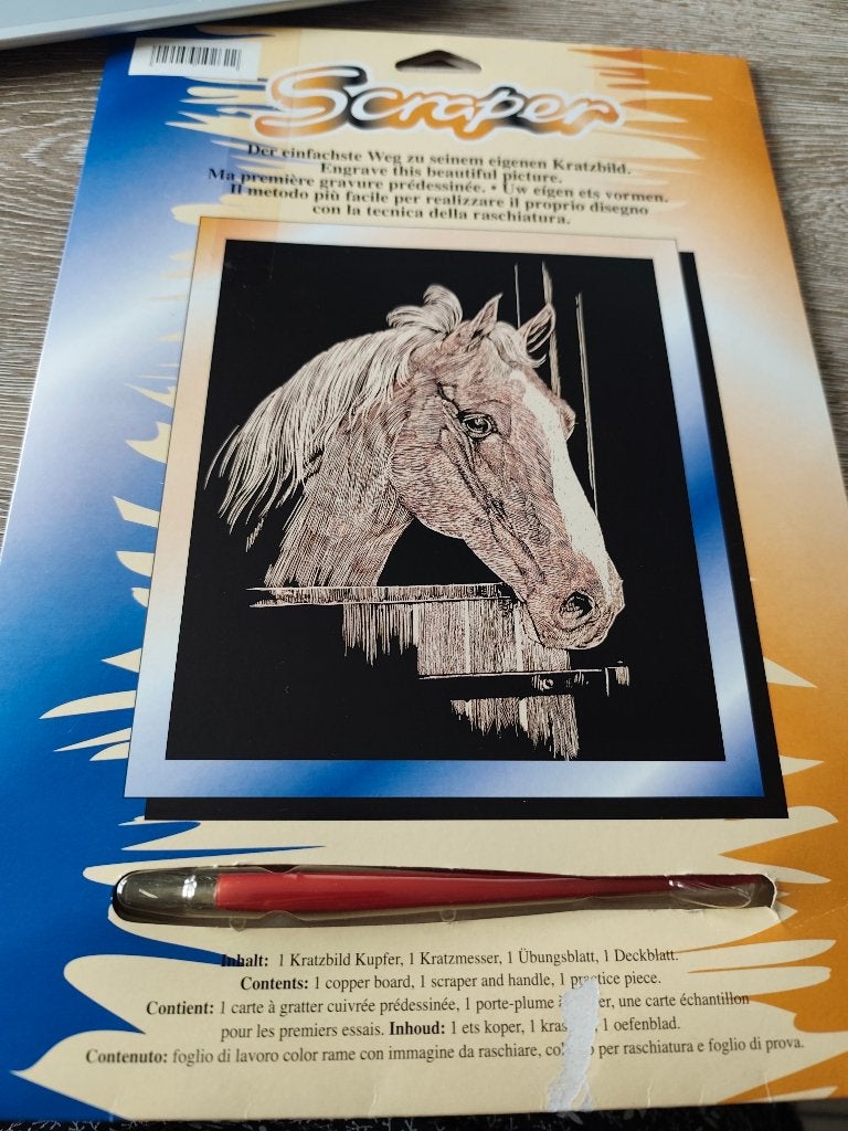 Ma première gravure prédessinée., Hobby & Loisirs créatifs, Kit de bricolage, Doré, Éducatif, Autres marques
