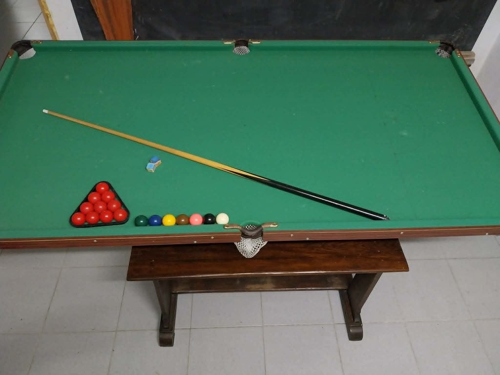 Pooltafel kinderen, Sport en Fitness, Biljarten en Poolen, Ophalen, Zo goed als nieuw, Pooltafel