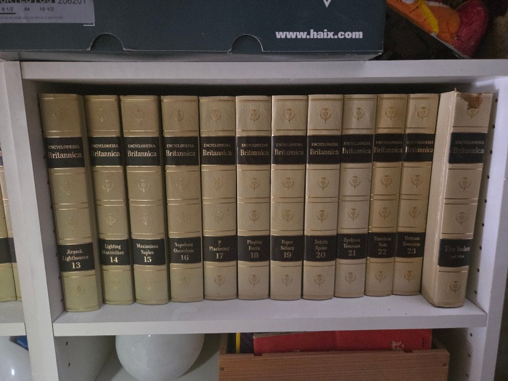 Encyclopedie Brittanica, Livres, Encyclopédies, Série complète, Général, Enlèvement, Utilisé