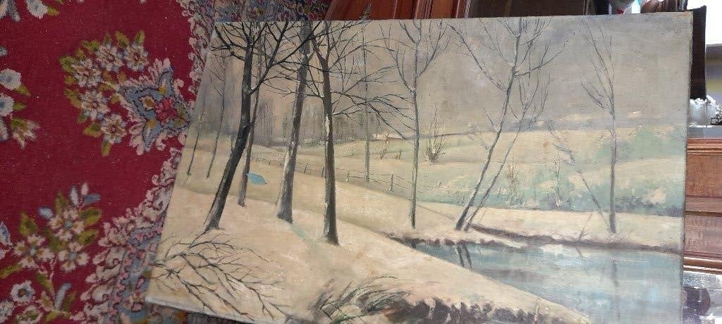 paysage d'hiver, Antiquités & Art, Enlèvement