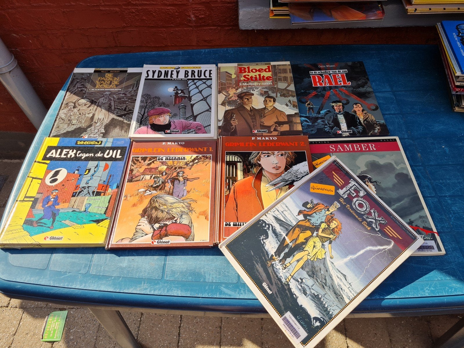 stripverhalen hardcovers, Ophalen
